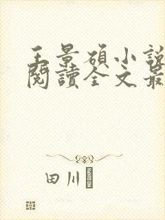 王景硕小说免费阅读全文最新章节