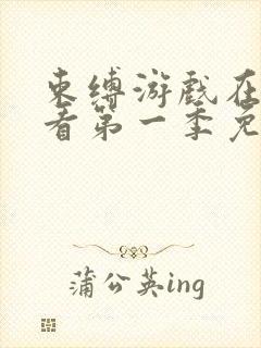 束缚游戏在线观看第一季免费完整版封面