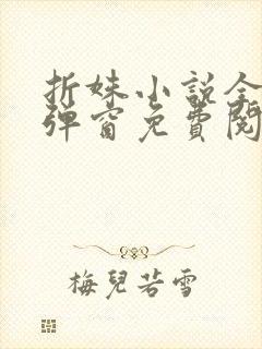 折姝小说全文无弹窗免费阅读