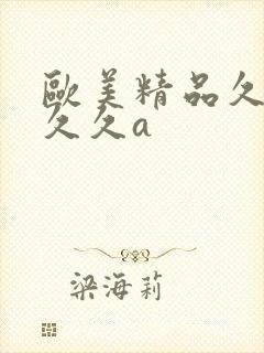 欧美精品久久久久久a