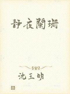 静夜阑珊