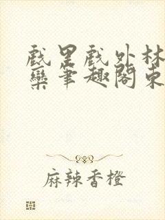 戏里戏外林芙岑栾笔趣阁东哥