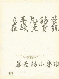 《平凡的荣耀》在线免费观看封面