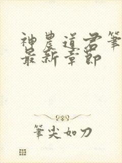 神农道君笔趣阁最新章节