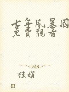 七年风暴国语版免费观看