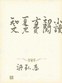 知夏方初小说全文免费阅读最新章节