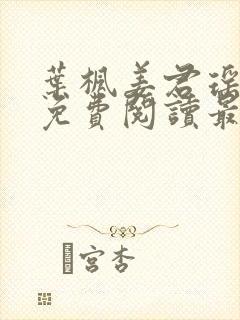 叶枫姜君瑶小说免费阅读最新章节