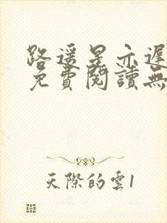 路遥星亦迟全文免费阅读无弹窗