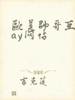 欧美帅哥互摸gay网站封面