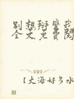 别想掰弯我小说全文免费阅读笔趣阁封面