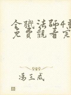 全职法师4动漫免费观看完整版在线观看