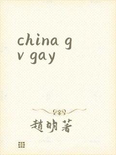 china gv gay封面