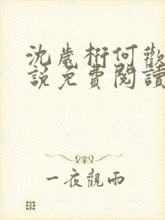 沈岁桁何欢的小说免费阅读最新章节封面