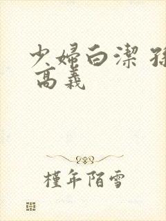 少妇白洁 孙倩 高义封面