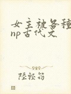 女主被各种淫玩np古代文