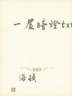 一屋暗灯txt