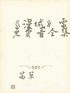 《漫城》电视剧免费看全集完整版封面