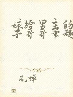 嫁给男主的病秧子哥哥笔趣阁