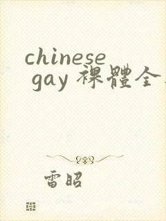 chinese gay 裸体全见封面