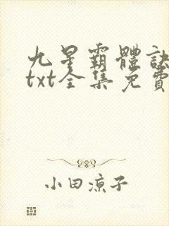 九星霸体诀下载txt全集免费