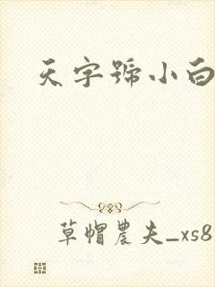 天字号小白脸