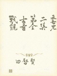 战士第二季在线观看全集免费播放