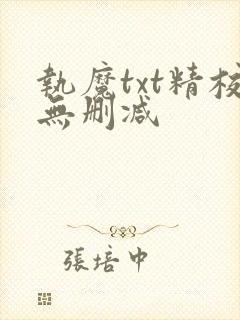 执魔txt精校无删减
