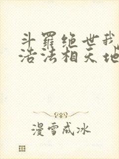 斗罗绝世我霍雨浩法相天地笔趣阁