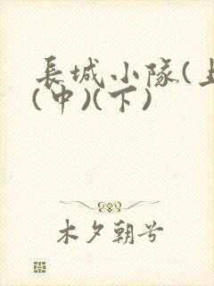 长城小队(上)(中)(下)