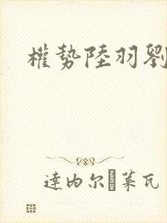 权势陆羽刘云峰封面