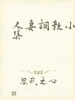 人妻调教小说合集