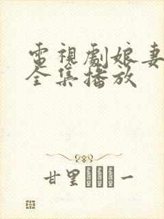 电视剧娘妻免费全集播放封面