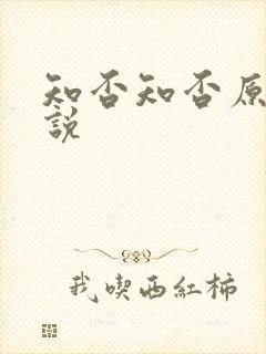 知否知否原著小说