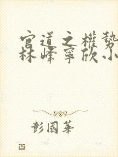 官道之权势滔天林峰宁欣小说阅读