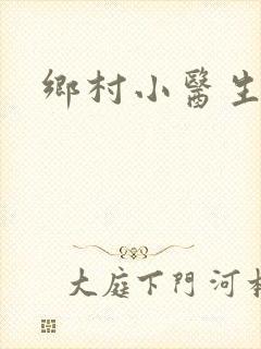 乡村小医生封面