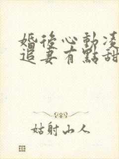 婚后心动凌,总追妻有点甜