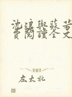 沈浪与苏若雪免费阅读全文笔趣阁封面