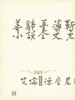 姜辞忧薄靳修的小说全文免费阅读笔趣阁