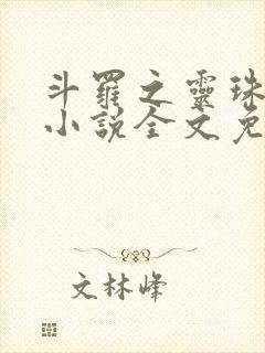 斗罗之灵珠神剑小说全文免费阅读无弹窗