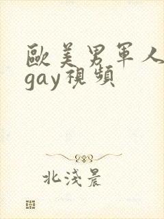 欧美男军人激情gay视频