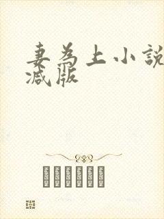 妻为上小说无删减版