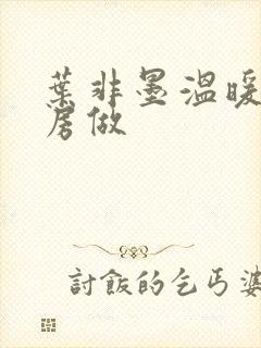 叶非墨温暖在厨房做