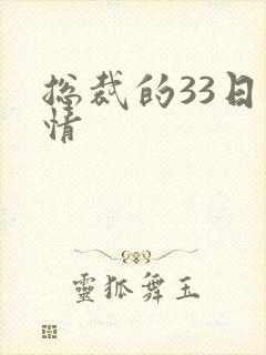 总裁的33日索情封面