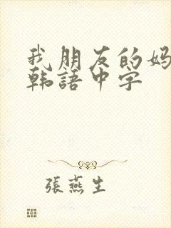 我朋友的妈妈2韩语中字