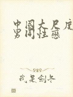 中国大尺度激情男同性恋封面