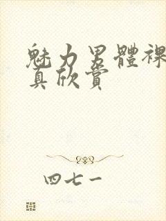 魅力男体裸体写真欣赏