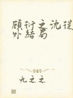 顾衍之沈从灵番外结局封面