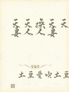 天天操天天干人妻人人妻