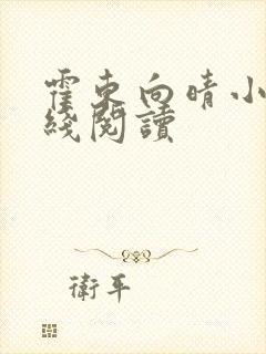 霍东向晴小说在线阅读