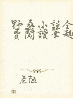 野桑小说全文免费阅读笔趣阁封面